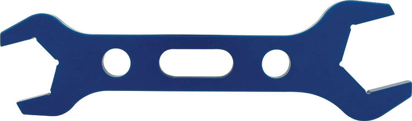 AN Wrench - Double-End - 12 AN Nut to 16 AN Socket - Aluminum - Blue Anodized - Each