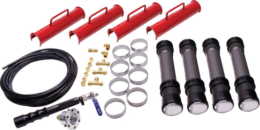 Air Jack Kit - 15.25 in Lift - 3000 lb Max - Aluminum - Kit