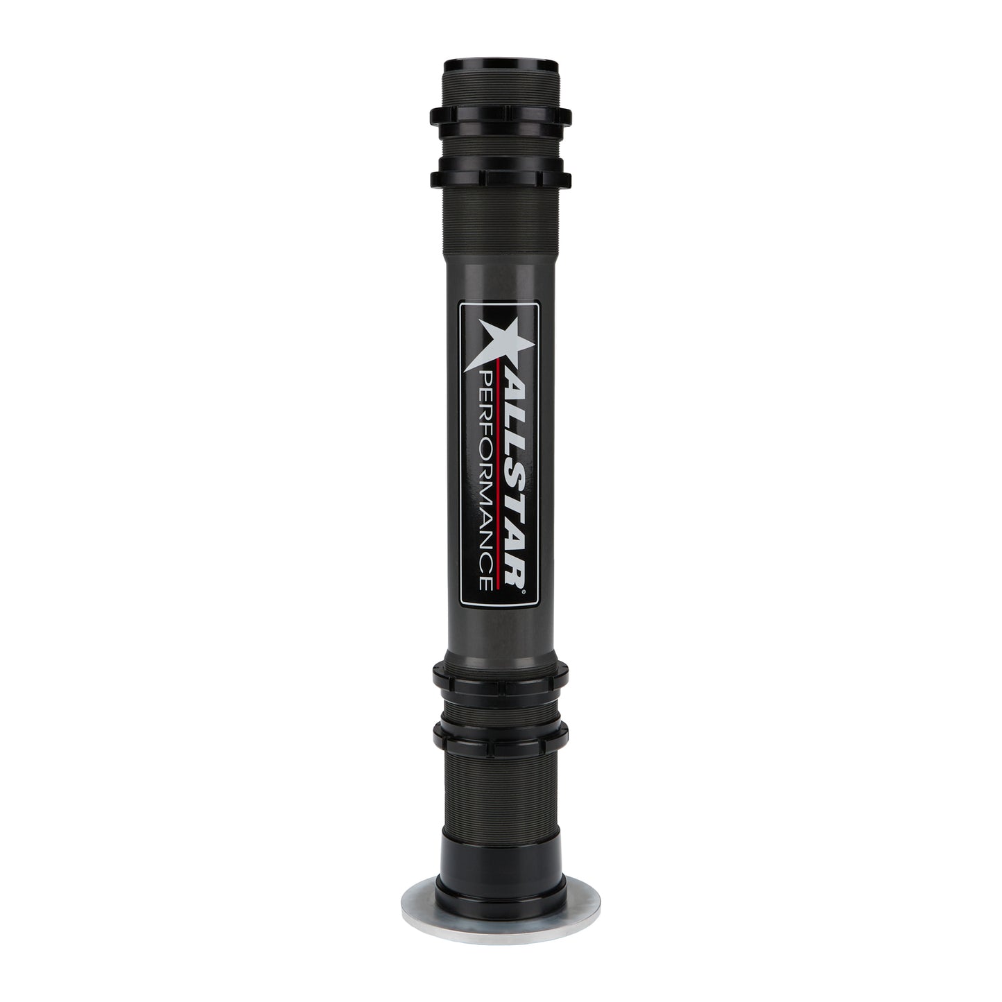 Air Jack Cylinder - Weld-On - 15.25 in Lift - 3000 lb Max - Aluminum - Black Anodized - Allstar Air Jack Kits - Each