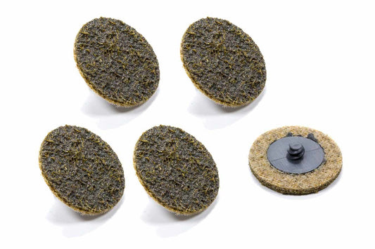 Cleaning Disc - Twist-Lock - 2 in OD - 25000 RPM - Coarse - Aluminum Oxide - Set of 5