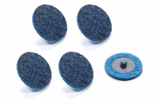 Cleaning Disc - Twist-Lock - 2 in OD - 25000 RPM - Fine - Aluminum Oxide - Set of 5