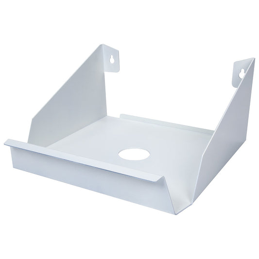 Shop Towel Holder - Box Style - 9.5 x 9.5 in - Steel - White Powder Coat - Each