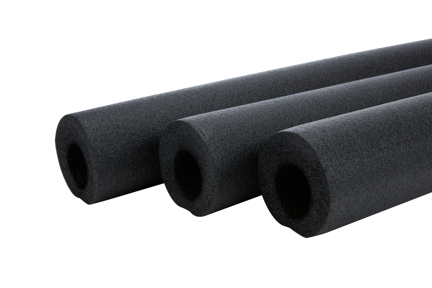 Roll Bar Padding - 36 in Long - Foam - Black - Set of 3