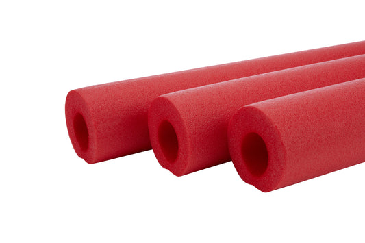 Roll Bar Padding - 36 in Long - Foam - Red - Set of 3