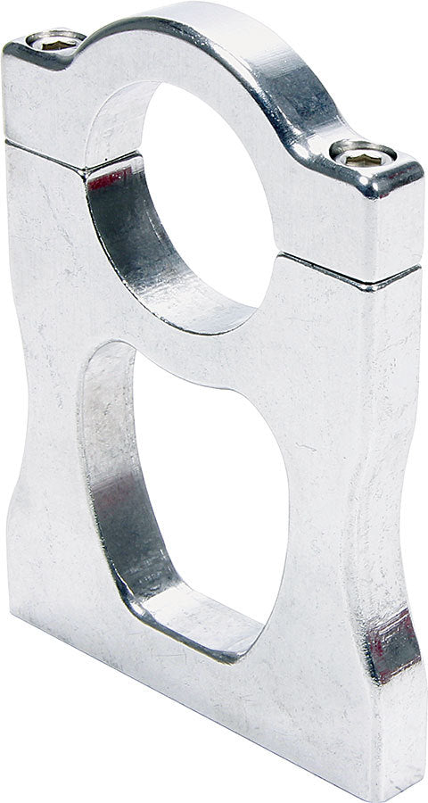 Accessory Bracket - Flat Bottom - 2.50 in Bolt Spacing - 1.525 in ID - 2-Piece - Aluminum - Polished - Each