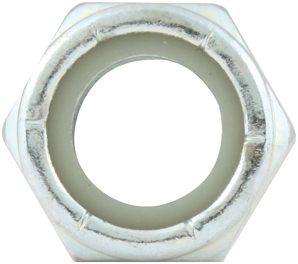 Nut - Locking - 5/8-11 in Thread - Hex Head - Nylon Insert - Steel - Zinc Oxide - Set of 10