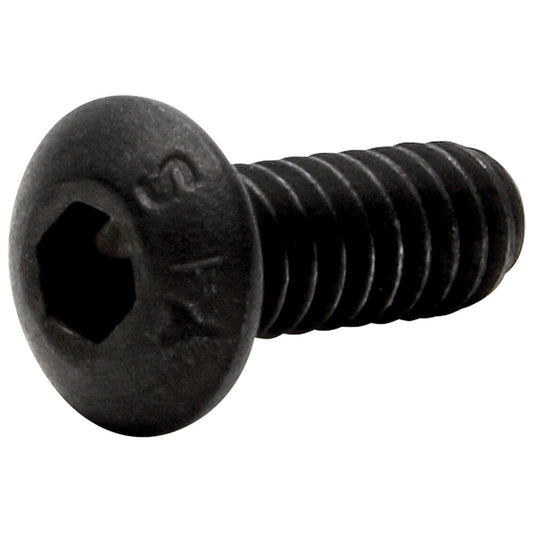 Bolt - 10-24 in Thread - 0.5 in Long - Button Head - Steel - Black Oxide - Universal - Set of 25