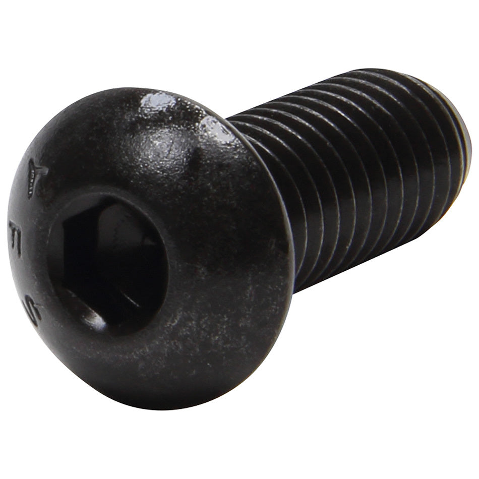 Bolt - 3/8-16 in Thread - 1 in Long - Button Head - Steel - Black Oxide - Universal - Set of 10