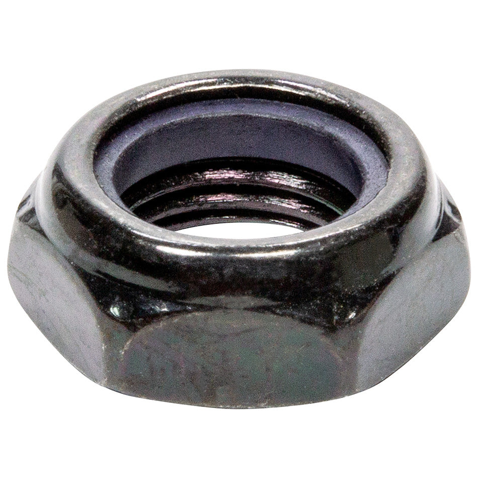 Nut - Locking - Half Nut - 1/2-20 in Thread - Hex Head - Nylon Insert - Steel - Black Oxide - Set of 10