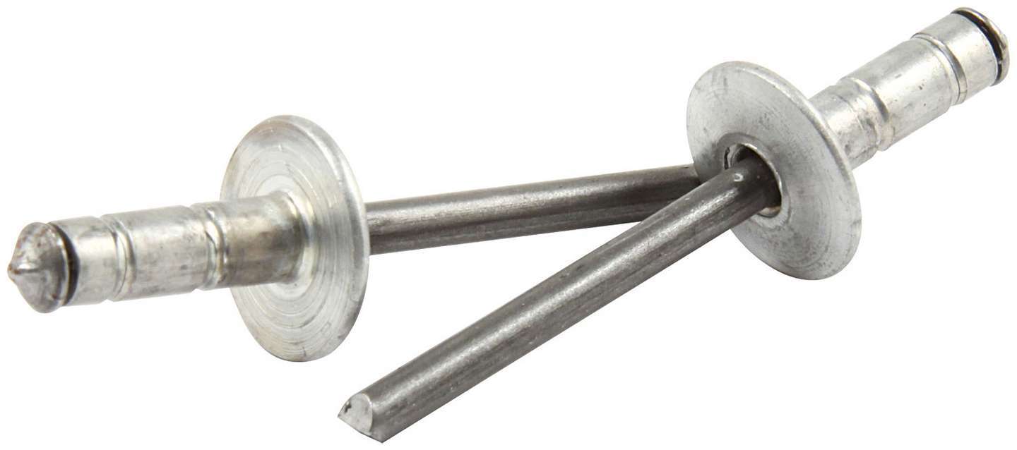 Rivet - Multi-Grip - 1/2 in Head - 3/16 in Steel Mandrel - 1/16-3/8 in Grip Range - Aluminum - Natural - Set of 250