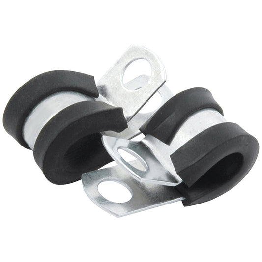 Line Clamp - Adel - 1/4 in ID - Rubber Lining - Aluminum - Set of 50