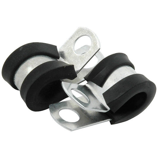 Line Clamp - Adel - 3/8 in ID - Rubber Lining - Aluminum - Set of 50