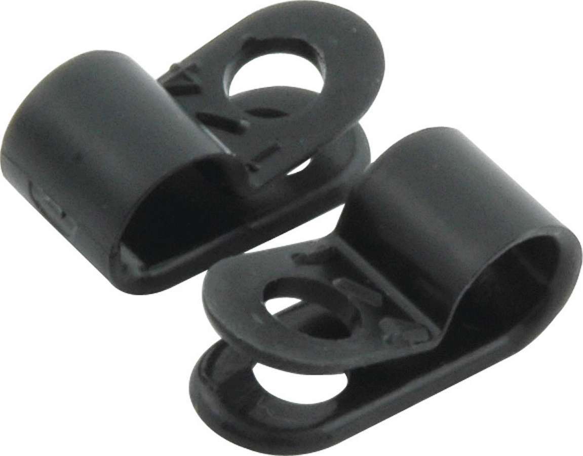 Line Clamp - Adel - 3/16 in ID - Nylon - Black - Set of 10