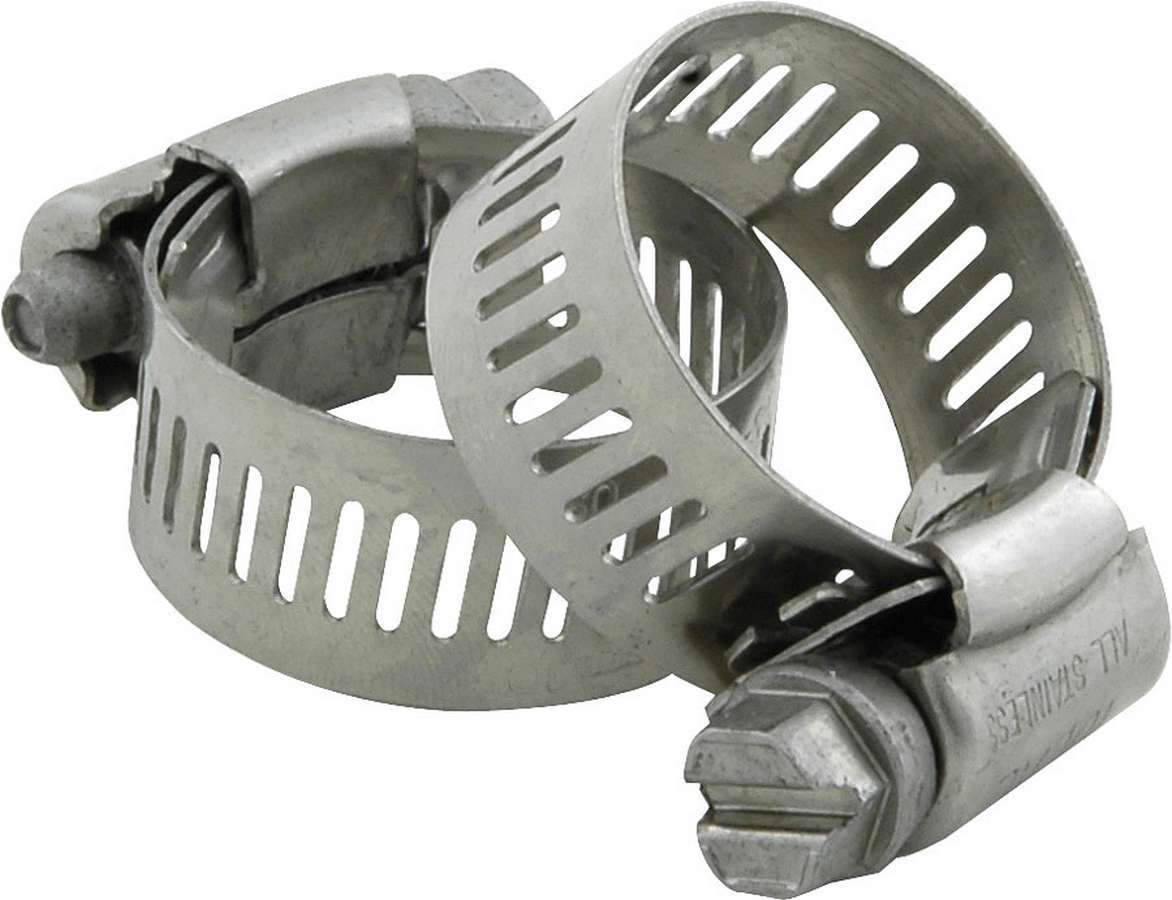 Hose Clamp - Worm Gear - 1 in - Stainless - Pair