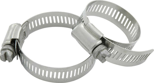 Hose Clamp - Worm Gear - 2 in - Stainless - Set of 10