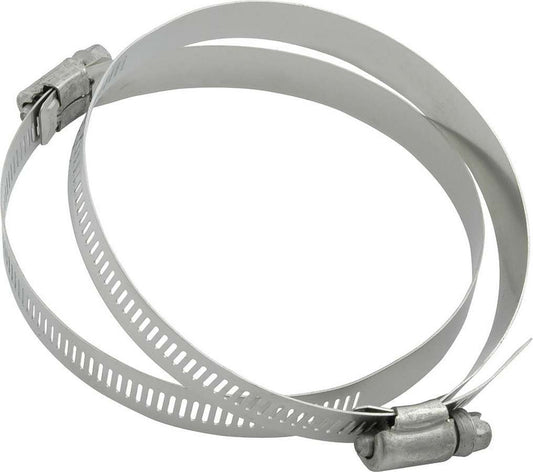 Hose Clamp - Worm Gear - 3-1/2 in - Stainless - Pair