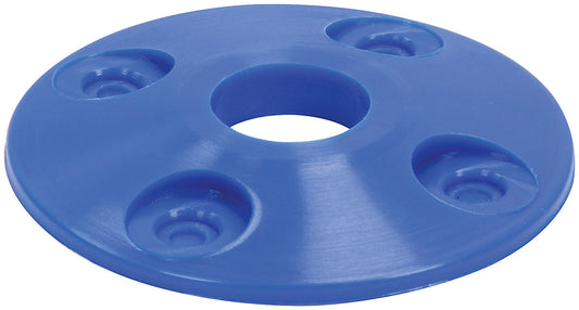 Scuff Plate - 2 in OD - 0.5 in ID - Plastic - Blue - Set of 4