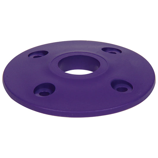 Scuff Plate - 2 in OD - 0.5 in ID - Plastic - Purple - Set of 4