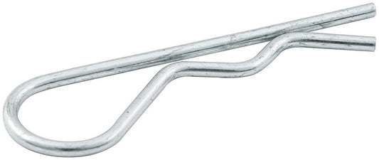 Hair Pin Clip - 2-1/2 in Long - 0.093 in Wire Diameter - Steel - Zinc Plated - Shock Quick Pins - Set of 10