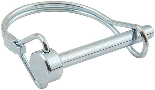 Lock Pin - 1/4 in OD - 2 in Long - Steel - Zinc Oxide - Each