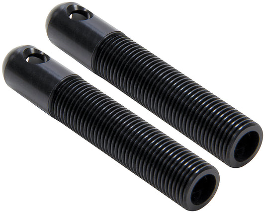 Hood Pin - Lightweight - 0.375 in OD x 2.75 in Long - Gun Drilled - Aluminum - Black Anodized - Set of 10