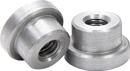 Weld-On Nut - 3/8-16 in Thread - 3/4 in OD Mounting Hole - Steel - Natural - Set of 25