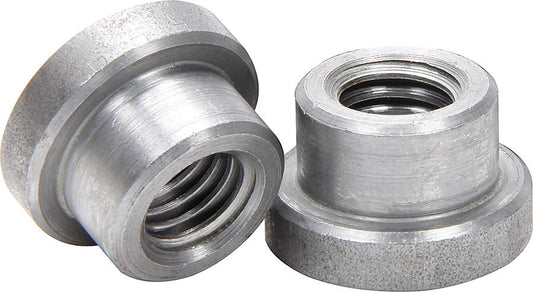 Weld-On Nut - 1/2-13 in Thread - 3/4 in OD Mounting Hole - Steel - Natural - Set of 25