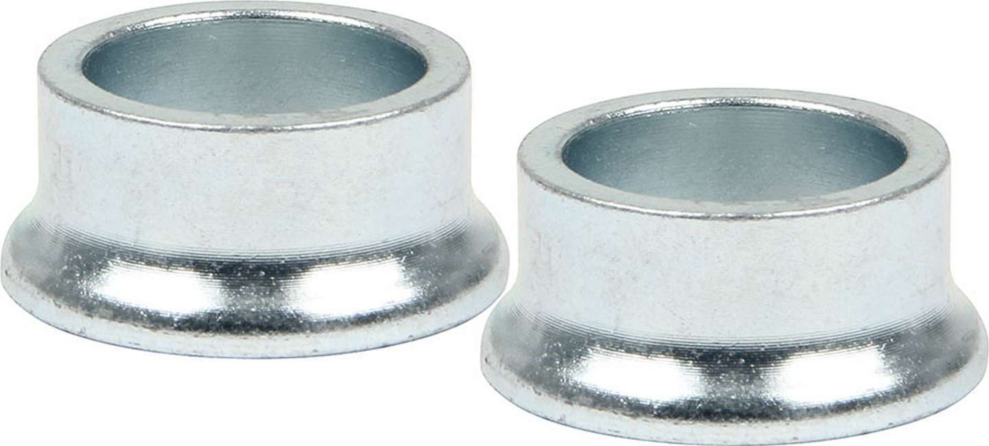 Tapered Spacer - 3/4 in ID - 1/2 in Thick - Steel - Zinc Oxide - Universal - Pair