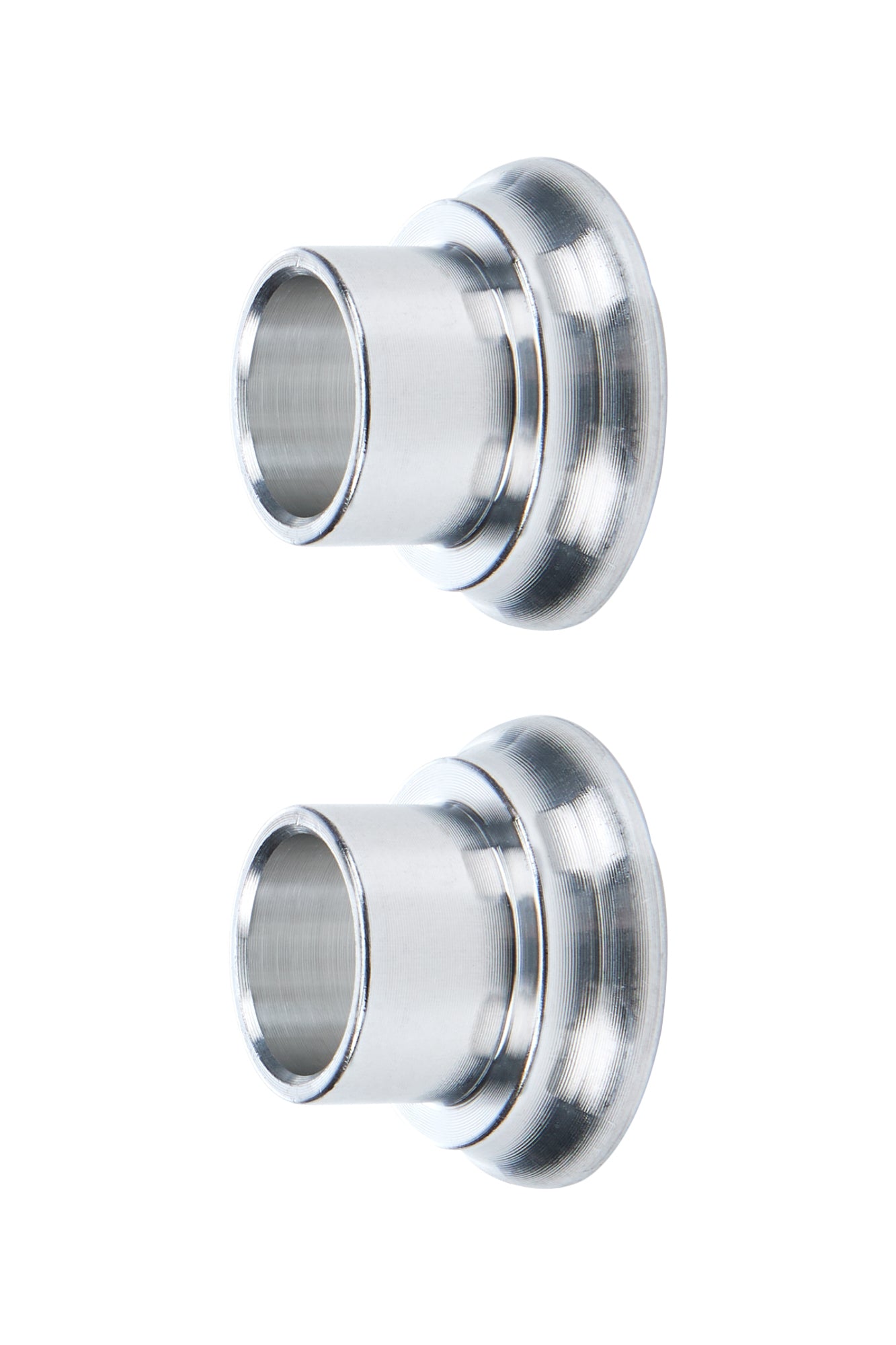 Reducer Spacer - 5/8 in OD to 1/2 in ID - 1/4 in Thick - Aluminum - Natural - Pair