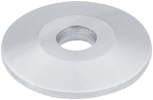 Flat Washer - Backer - 0.25 in ID - 1 in OD - Aluminum - Natural - Set of 10