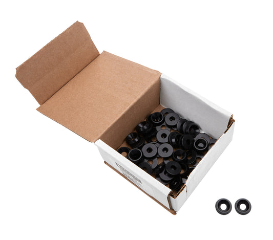 Countersunk Washer - 1/4 in ID - 3/4 in OD - Aluminum - Black Anodized - Set of 50