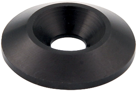 Countersunk Washer - 1/4 in ID - 1 in OD - Aluminum - Black Anodized - Set of 50