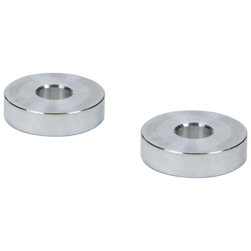 Hourglass Spacer - 0.313 in ID - 0.25 in Thick - Aluminum - Natural - Universal - Pair