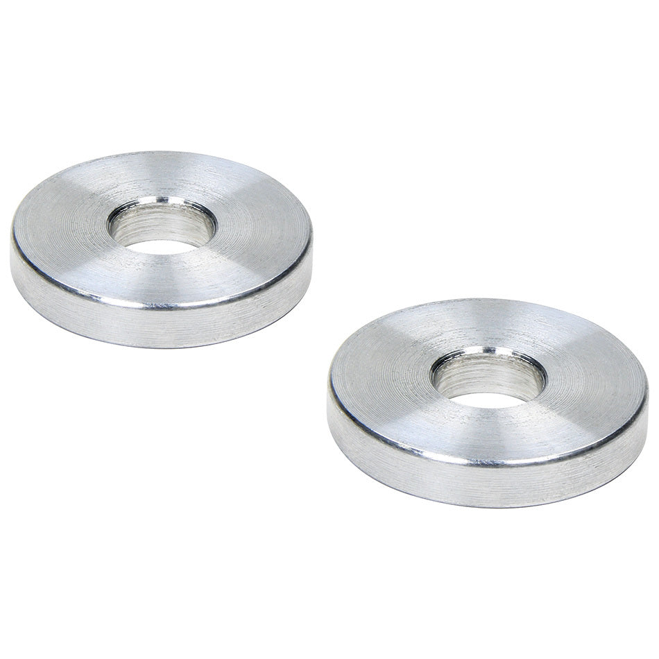 Hourglass Spacer - 0.5 in ID - 0.25 in Thick - Aluminum - Natural - Universal - Pair