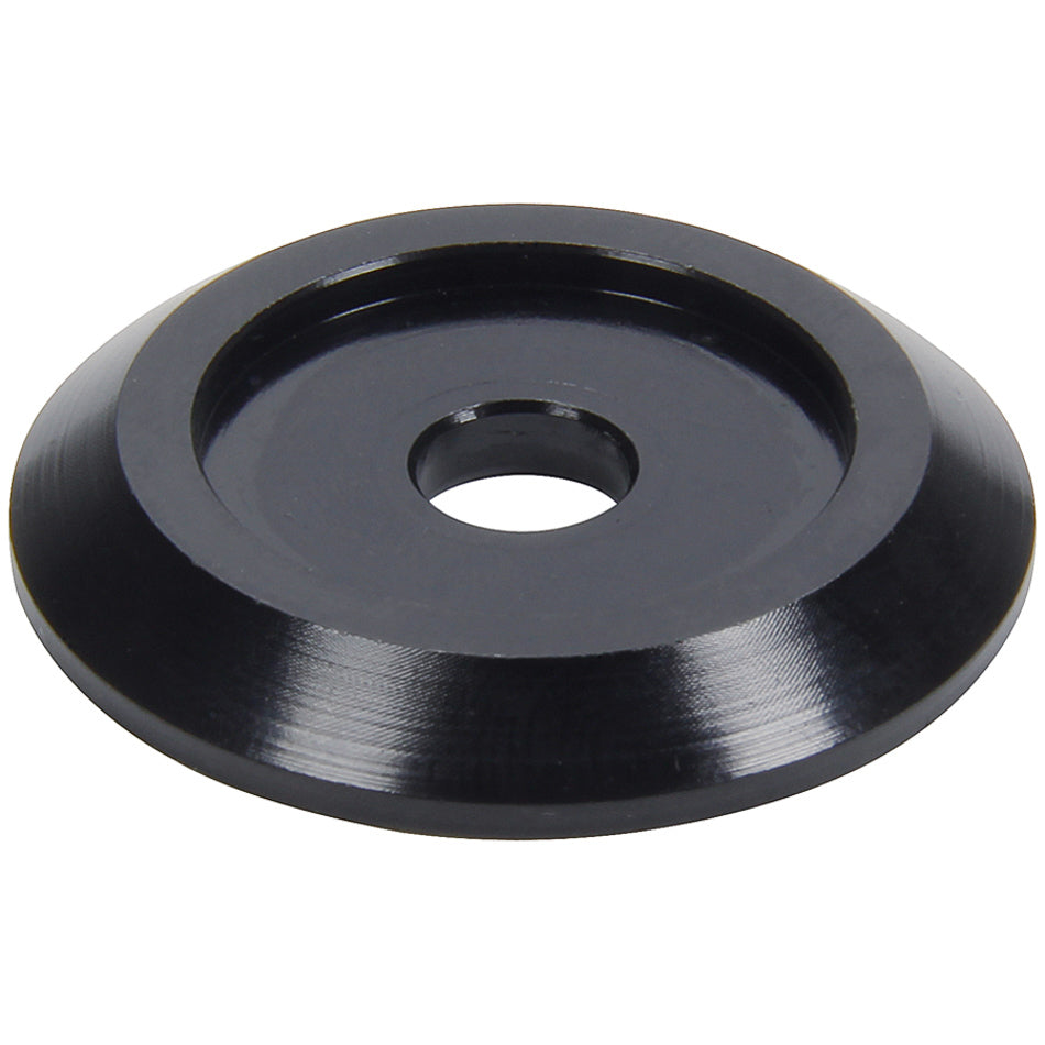 Flat Washer - 0.25 in ID - 1.25 in OD - Aluminum - Black Anodized - Set of 10