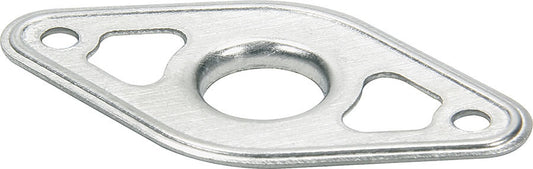 Body Reinforcing Plate - 2 in Wide - 1 in Tall - 1/8 in Rivet Attachment - Stainless - Natural - Quick Turn Fasteners - Set of 50