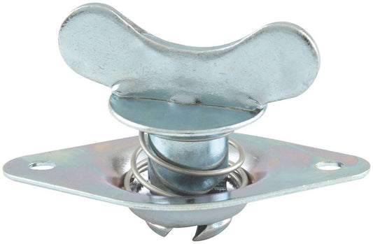 Quick Turn Fastener - Self Ejecting - Wing Head - 7/16 x 0.500 in Body - Steel - Zinc Oxide - Set of 10