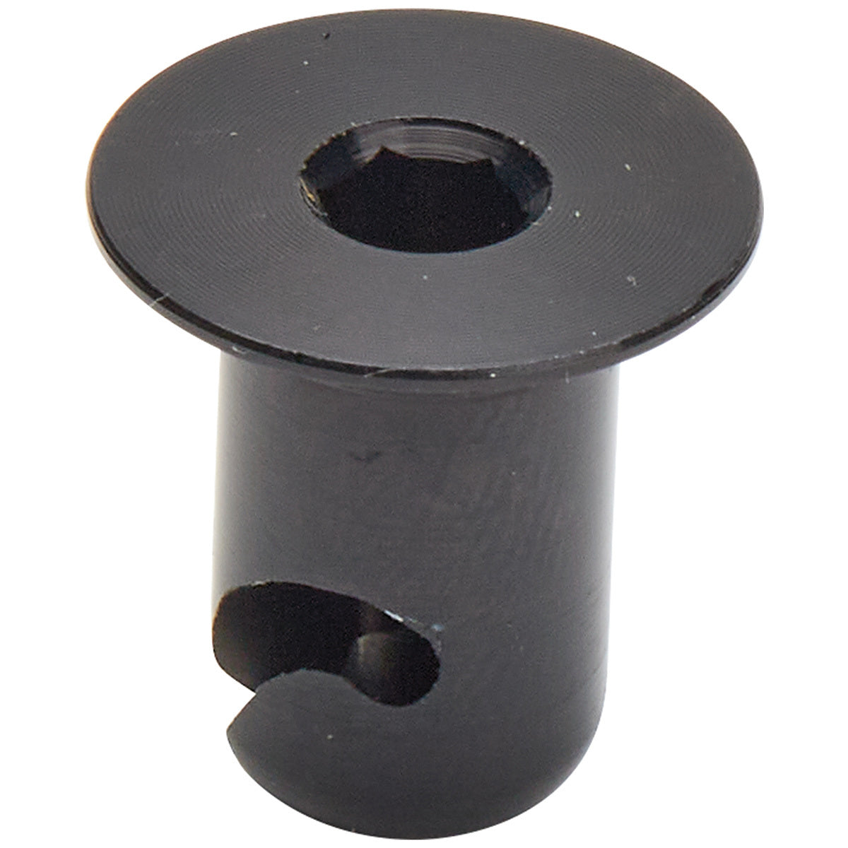 Quick Turn Fastener - Flush Head - Hex Drive - 7/16 x 0.500 in Body - Aluminum - Black Anodized - Set of 10