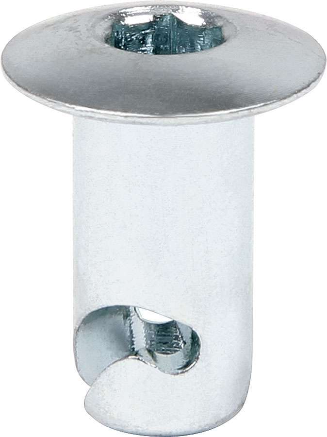 Quick Turn Fastener - Oval Head - Hex Drive - 5/16 x 0.500 in Body - Steel - Zinc Oxide - Set of 10