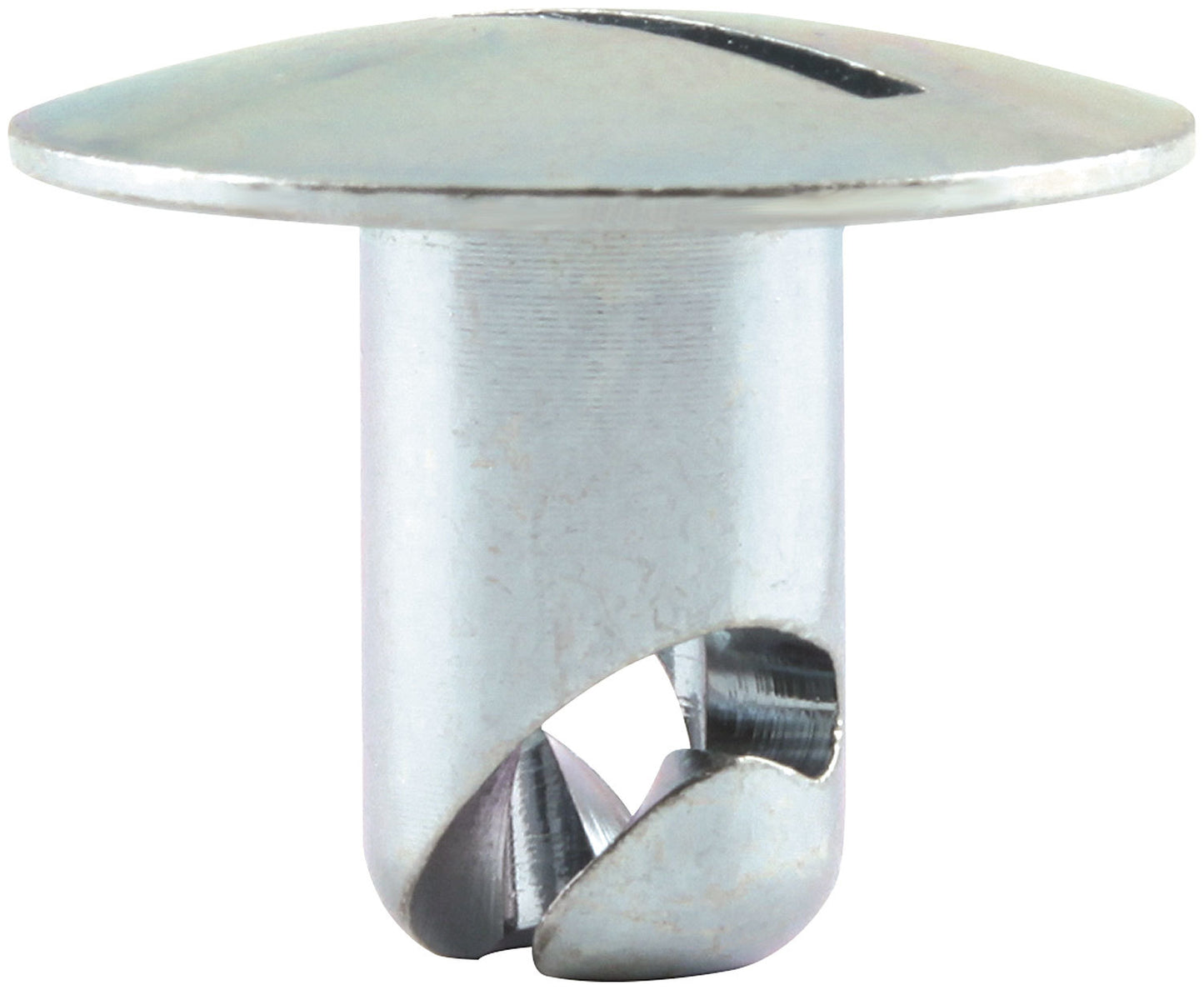 Quick Turn Fastener - Oversized Oval Head - Slotted - 7/16 x 0.500 in Body - Steel - Zinc Oxide - Set of 200