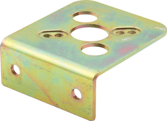 Quick Turn Mounting Bracket - Rivet-On - 1/16 in Thick - Requires 1 or 1-3/8 in Spring - 90 Degree Angle - Left Hand - Steel - Cadmium - Set of 10