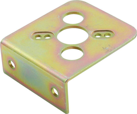 Quick Turn Mounting Bracket - Rivet-On - 1/16 in Thick - Requires 1 or 1-3/8 in Spring - 90 Degree Angle - Left Hand - Steel - Cadmium - Set of 50