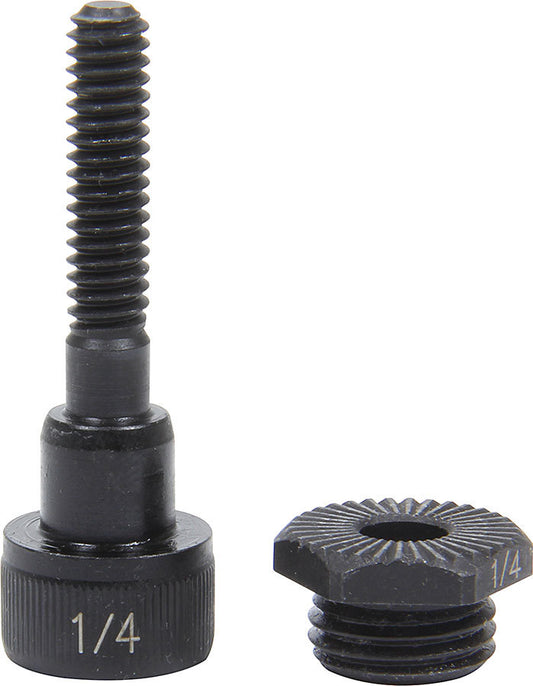 Threaded Insert Mandrel and Nosepiece - 1/4-20 in Thread - Steel - Black Oxide - Allstar Threaded Insert Tools & Equipment - Each