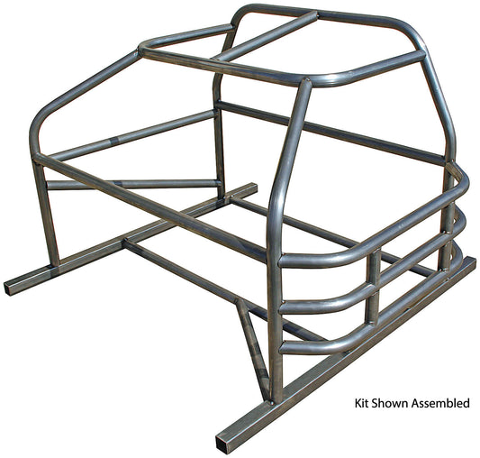 Roll Cage - Mini Enduro - 4-Point - Weld-On - 1.75 in Diameter - 0.095 in Wall - Steel - Natural - Dodge Neon - Kit