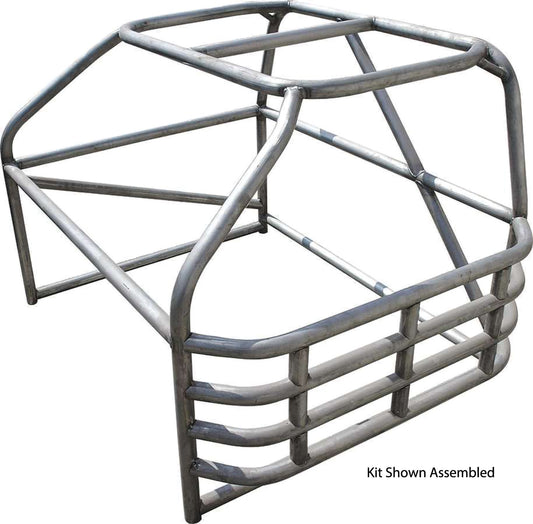 Roll Cage - Deluxe - 4-Point - Weld-On - 1.75 in Diameter - 0.095 in Wall - Steel - Natural - GM F-Body / G-Body - Kit