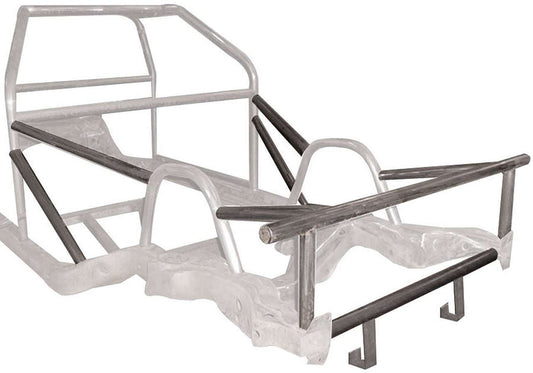 Chassis Support Kit - Front - Pre Cut / Notched - 1-3/4 in OD - 0.095 in Wall Thickness - Steel - Natural - Kit