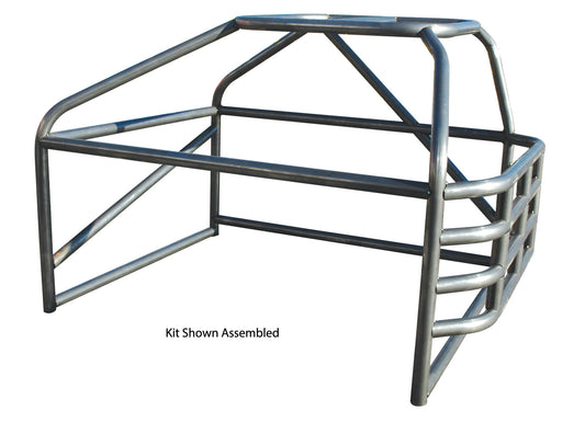 Roll Cage - Offset Deluxe - 4-Point - Weld-On - 1.75 in Diameter - 0.095 in Wall - Steel - Natural - GM F-Body / G-Body - Kit