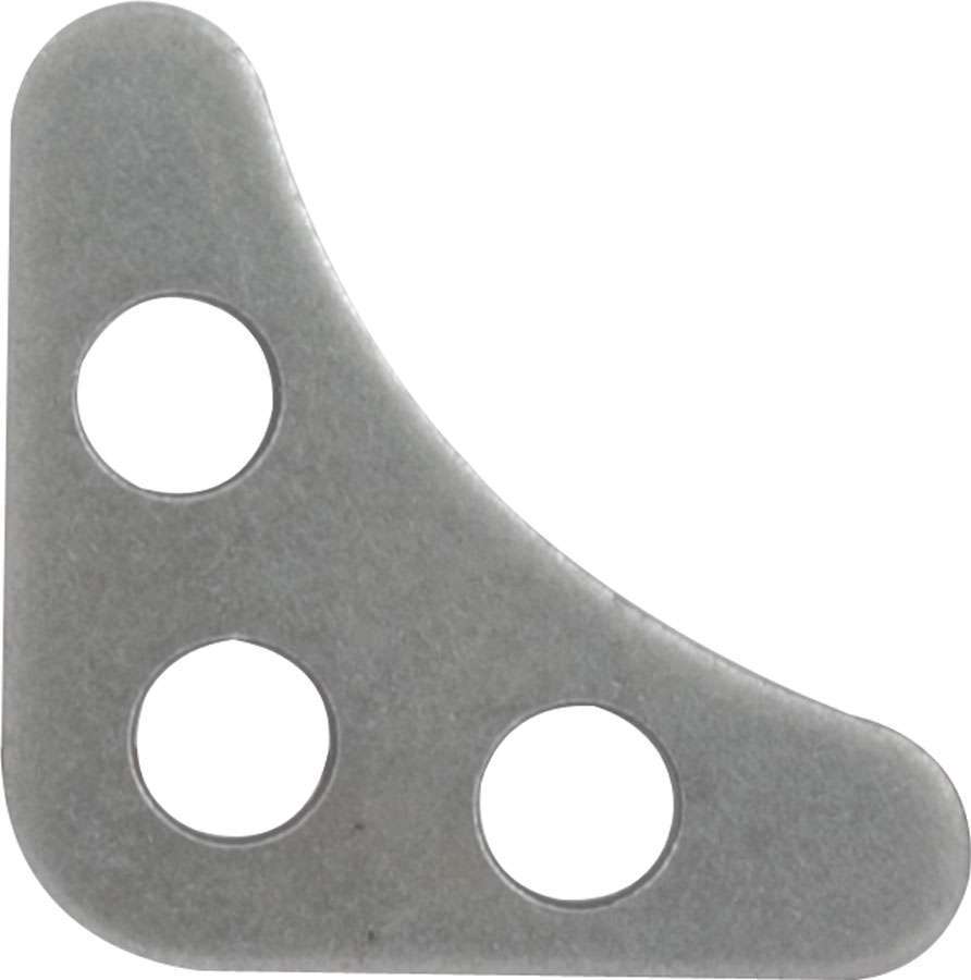 Gusset - Triangular - 1-7/8 x 1-7/8 in - Three 3/8 in ID Holes - 1/8 in Thick - Steel - Natural - Set of 10