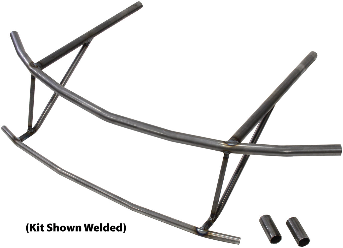 Bumper - Street Stock - Front - 1.5 in OD Tube - 0.083 in Wall - Unwelded - Steel - Natural - Chevy Camaro SS - Kit