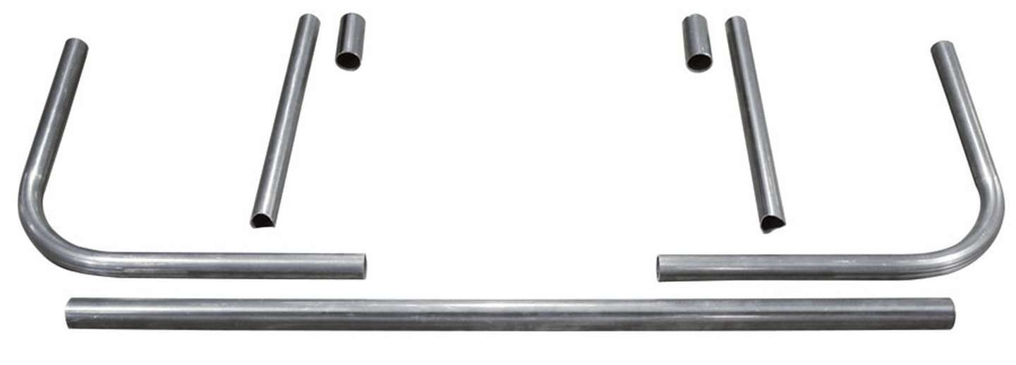 Bumper - Universal - Rear - 1.75 in OD Tube - 0.095 in Wall - Unwelded - Steel - Natural - Kit